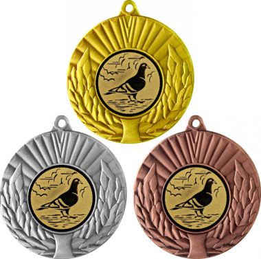 Комплект медалей №91-192 (Животноводство, диаметр 50 мм (Три медали плюс три жетона для вклейки) Место для вставок: обратная сторона диаметр 45 мм)