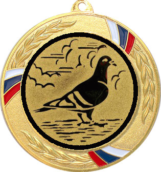 Медаль №91-1285 (Животноводство, диаметр 70 мм (Медаль цвет золото плюс жетон для вклейки) Место для вставок: обратная сторона диаметр 60 мм)