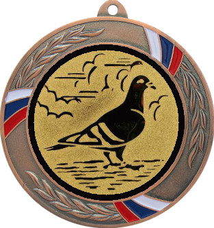 Медаль №91-1285 (Животноводство, диаметр 70 мм (Медаль цвет бронза плюс жетон для вклейки) Место для вставок: обратная сторона диаметр 60 мм)