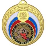 Медаль №92-196 (Волейбол, диаметр 50 мм (Медаль цвет золото плюс жетон для вклейки) Место для вставок: обратная сторона диаметр 45 мм)