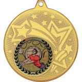 Медаль №92-27 (Волейбол, диаметр 45 мм (Медаль цвет золото плюс жетон для вклейки) Место для вставок: обратная сторона диаметр 39 мм)