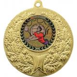 Медаль №92-192 (Волейбол, диаметр 50 мм (Медаль цвет золото плюс жетон для вклейки) Место для вставок: обратная сторона диаметр 45 мм)