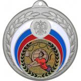 Медаль №92-196 (Волейбол, диаметр 50 мм (Медаль цвет серебро плюс жетон для вклейки) Место для вставок: обратная сторона диаметр 45 мм)