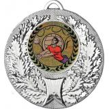 Медаль №92-192 (Волейбол, диаметр 50 мм (Медаль цвет серебро плюс жетон для вклейки) Место для вставок: обратная сторона диаметр 45 мм)
