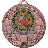 Медаль №92-192 (Волейбол, диаметр 50 мм (Медаль цвет бронза плюс жетон для вклейки) Место для вставок: обратная сторона диаметр 45 мм)
