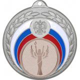 Медаль №975-196 (Оскар / Ника, диаметр 50 мм (Медаль цвет серебро плюс жетон для вклейки) Место для вставок: обратная сторона диаметр 45 мм)