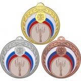 Комплект медалей №975-196 (Оскар / Ника, диаметр 50 мм (Три медали плюс три жетона для вклейки) Место для вставок: обратная сторона диаметр 45 мм)
