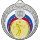 Медаль №988-196 (Волейбол, диаметр 50 мм (Медаль цвет серебро плюс жетон для вклейки) Место для вставок: обратная сторона диаметр 45 мм)