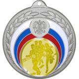 Медаль №995-196 (Бег, диаметр 50 мм (Медаль цвет серебро плюс жетон для вклейки) Место для вставок: обратная сторона диаметр 45 мм)