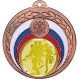 Медаль №995-196 (Бег, диаметр 50 мм (Медаль цвет бронза плюс жетон для вклейки) Место для вставок: обратная сторона диаметр 45 мм)