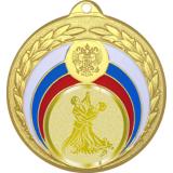 Медаль MN118 (Танцы, диаметр 50 мм (Медаль плюс жетон VN998))