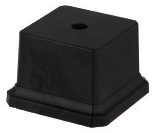 Цоколь BS 001/BL B (пластик черный, 120х120х75 мм)